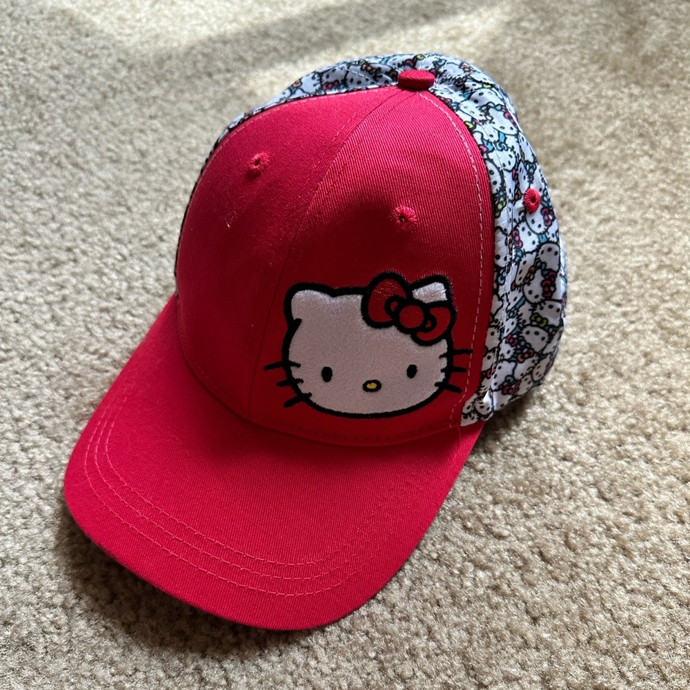 NWT Hello Kitty Velcro Strap Cap